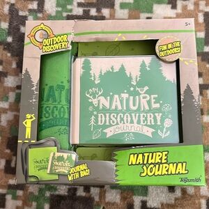 Outdoor discovery nature journal with bag. Brand new, never opened.